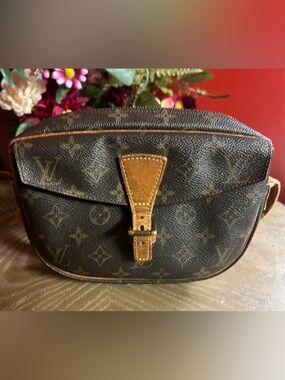 Louis Vuitton Monogram Crossbody Bag in Brown and Tan